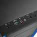 Корпус Deepcool TESSERACT BF (ATX, Black-Blue, CPU 169mm, VGA 310mm, 1 x USB3.0, 1 x USB2.0, Audio x 1, Mic x 1, «Ext. 5.25»x 2, Int. 3.5»x4, 2.5»x3, Rear fan 120mm, W/O PSU) (712220)»