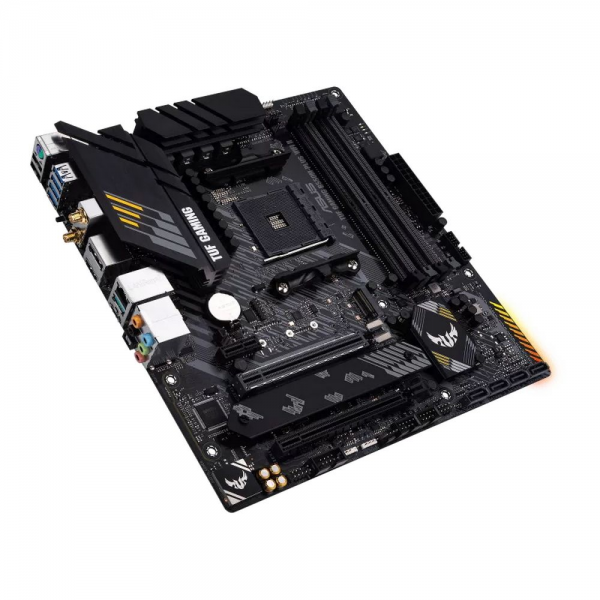 Материнская плата ASUS TUF GAMING B550M-PLUS WIFI II AM4 mATX 4xDDR4 2xPCIEx16 PCIEx1 2xM.2 USB-C DP HDMI 2.5GLAN Wi-Fi 6 (305705) {10}