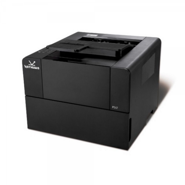 Принтер Катюша P247 Bad Pack (лазерный A4, 47 стр/мин, 1200 dpi, 512 Мб, LAN, USB, Wi-Fi, подача «550 листов, вывод 250 листов, 2,2» 4х-строчный экран + 15-кнопочная цифровая клавиатура, стартовый картридж 3 000 стр) (945182)»