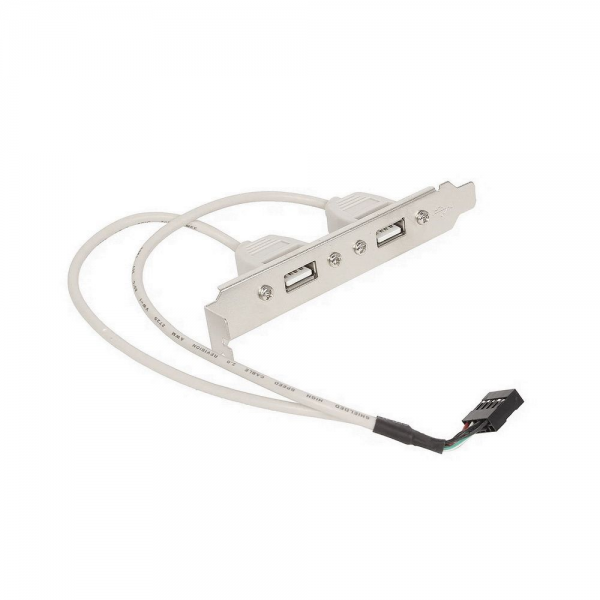 Кабель Gembird Планка в сист блок Gembird CCUSBRECEPTACLE на 2 USB2,0 10pin (011174)