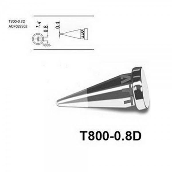 Аксессуары для пайки Atten Паяльное жало , T800-0.8D