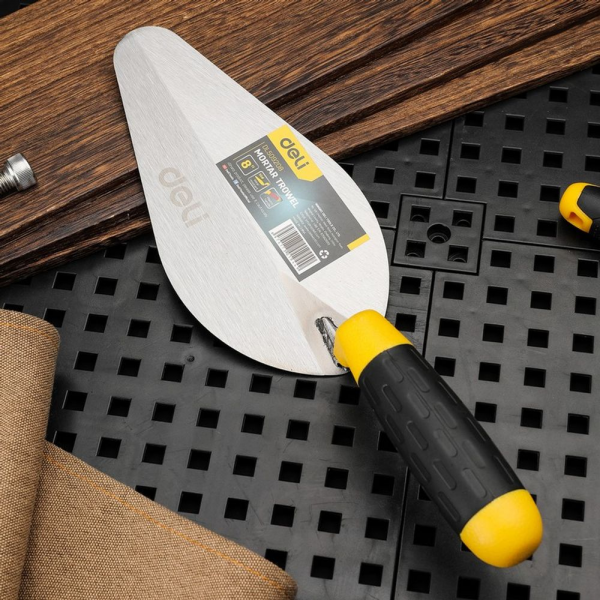 Кельма (мастерок)  Deli DL509208 длина рабочей части 200мм, форма 