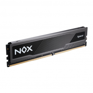 Модуль памяти Apacer NOX Black Gaming Memory AH4U16G32C28YMBAA-1 16GB DDR4 3200 DIMM Non-ECC, CL16, 1.35V, Intel  XMP 2.0, Heat Sink, RTL