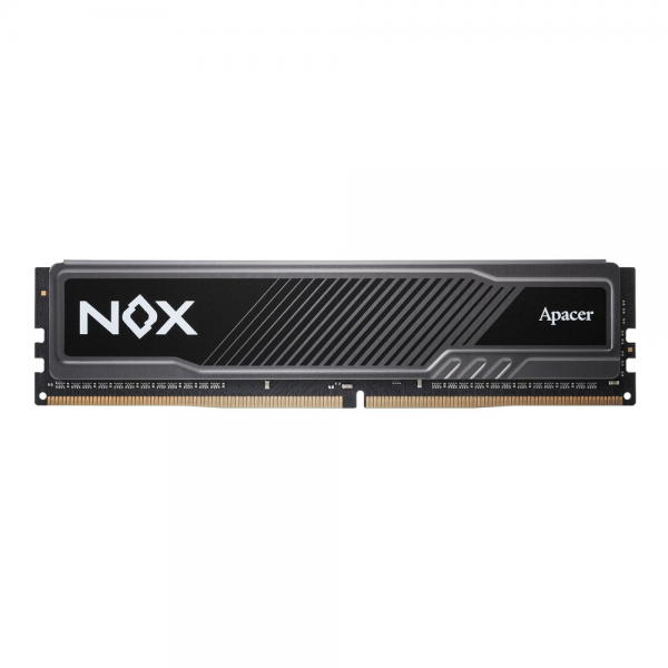 Модуль памяти Apacer NOX Black Gaming Memory AH4U16G32C28YMBAA-1 16GB DDR4 3200 DIMM Non-ECC, CL16, 1.35V, Intel  XMP 2.0, Heat Sink, RTL