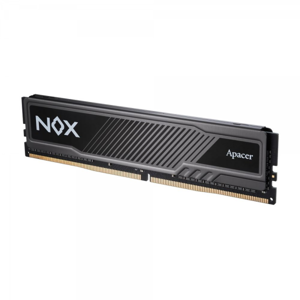 Модуль памяти Apacer NOX Black Gaming Memory AH4U16G32C28YMBAA-1 16GB DDR4 3200 DIMM Non-ECC, CL16, 1.35V, Intel  XMP 2.0, Heat Sink, RTL