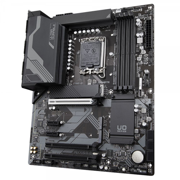 Материнская плата Gigabyte Z790 UD, Socket 1700, Intel®Z790, 4xDDR5-4800, HDMI+DP, 3xPCI-Ex16, 2xPCI-Ex1, 6xSATA3(RAID 0/1/5/10), 3xM.2, 8Ch Audio, 2,5GbLan, (4+4)xUSB2.0, (5+2)xUSB3.2, (1+1)xUSB3.2 Type-C™, 1xPS/2, ATX, RTL {}