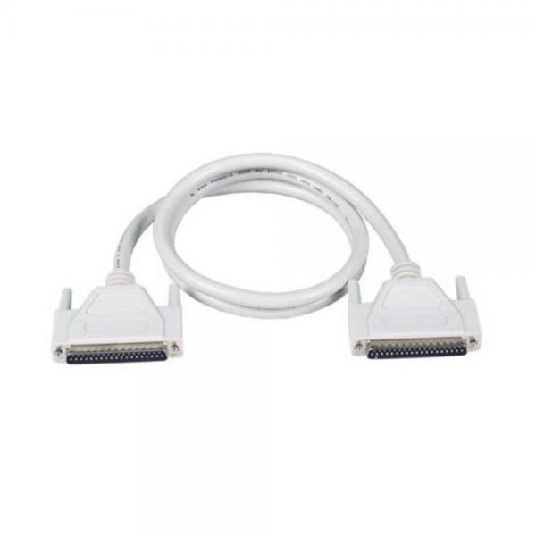 Кабель Advantech PCL-10125-3E с двойным экранированием, с 2-мя разъемами DB-25, 3м, ПВХ, номинальное напряжение до 15В Advantech Кабель для передачи электрического сигнала между узлами системы, Double-shielded cable with 25-pin D-sub connectors