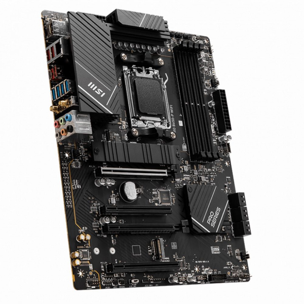 Материнская плата MSI PRO B650-P WIFI MS-7D78\PRO B650-P WIFI\601-7D78-010,11\801 -7D78-001\STD PRO B650-P WIFI,B650,AM5,4DDR5,4PCI -Ex16,2M.2,6SATA3,1USB 20G,4USB 10G,6USB 5G,4USB2,HD A\