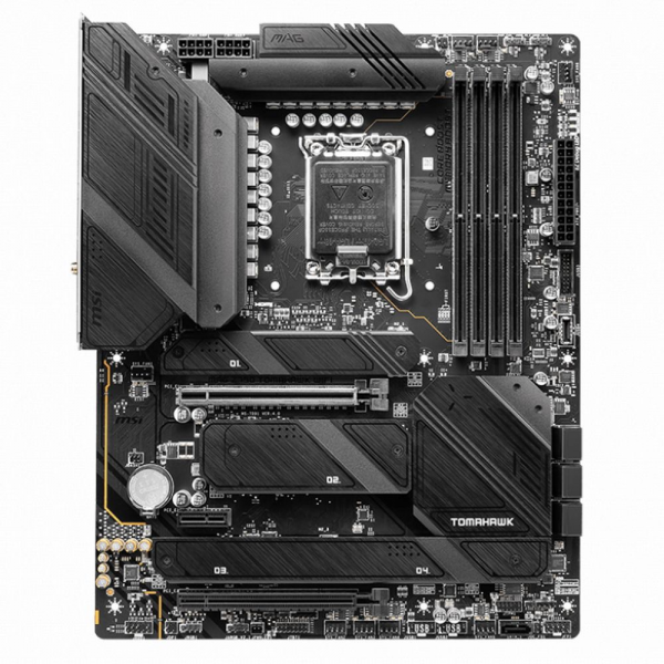 Материнская плата MSI MAG Z790 TOMAHAWK WIFI Z790, LGA1700, 4*DDR5, 2*PCIEx16, 1*PCIEx1, 4*M.2, 3*TypeC, 4*USB3.2Gen2, 6*USB3.2Gen1, 4*USB2.0, 7*SATA3.0, 2.5G, DP, HDMI, ATX, RTL