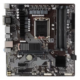 Материнская плата Gigabyte B760M DS3H DDR4, Socket 1700, Intel®B760, 4xDDR4-3200, D-SUB+HDMI+DP+DP, 1xPCI-Ex16, 2xPCI-Ex1, 4xSATA3(RAID 0/1/5/10), 2xM.2, 8Ch Audio, 2,5GbLan, (2+4)xUSB2.0, (3+2)xUSB3.2, (1+0)xUSB3.2 Type-C™, mATX, RTL {10}