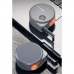 Рулетка Home Series Gray HT8316C 3м х 16мм, эксклюзивный дизайн, корпус - высококачественный софттач пластик