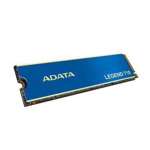 Твердотельный накопитель SSD ADATA LEGEND 710 2TB M.2 2280 ALEG-710-2TCS Client PCIe Gen3x4 with NVMe, 2400/1800, IOPS 200/150K, MTBF 1.5M, 3D NAND, 520TBW, 0,24DWPD, Heat Sink, RTL