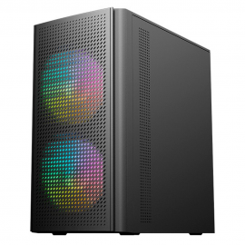 Корпус для ПК ACD M2-500 с блоком питания PSU 500W; mATX, USB3.0+USB1.1*2+HD Audio; FAN 3x120 mm