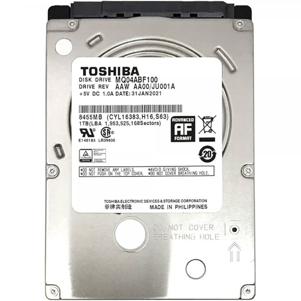 Жесткий диск Toshiba Mobile MQ04ABF100 1TB 2.5