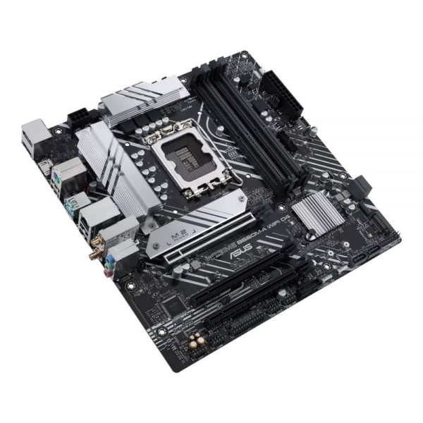 Материнская плата ASUS PRIME B660M-A WIFI D4 LGA1700 mATX 4xDDR4 3xPCIEx16 2xM.2 DP 2xHDMI GLAN Wi-Fi 6 (90MB1AE0-M1EAY0)