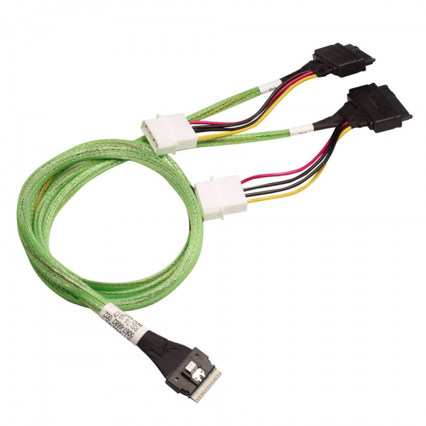 Кабель ACD-60005-ZC Slimline SASx8 (SFF8654) -to- 2x U.2 Direct, 1M, (аналог Broadcom 05-60005-00) {80}