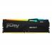 Модуль памяти Kingston 16GBDDR5 5600 DIMM FURY Beast RGB XMP Gaming Memory KF556C40BBA-16 Non-ECC,  CL40, 1.25V, 1RX8 40-40-40  288-pin 16Gbit, RTL