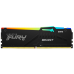 Модуль памяти Kingston 16GBDDR5 5600 DIMM FURY Beast RGB XMP Gaming Memory KF556C40BBAK2-16 Non-ECC,  CL40, 1.25V, (Kit of 2) 1RX16 40-40-40  288-pin 16Gbit, RTL