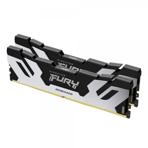 Модуль памяти Kingston 32GB DDR5 6400 DIMM FURY Renegade Silver XMP Gaming Memory KF564C32RSK2-32 Non-ECC,  CL32, 1.4V, (Kit of 2) 1RX8 32-39-39  288-pin 16Gbit, RTL