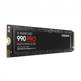 Твердотельный накопитель SSD Samsung 990 PRO Black M.2 2280  MZ-V9P1T0BW 1TB Client SSD PCI-E 4.0 x4, V-NAND 3-bit MLC, 7450/6900, 600TBW