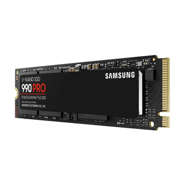 Твердотельный накопитель SSD Samsung 990 PRO Black M.2 2280  MZ-V9P1T0BW 1TB Client SSD PCI-E 4.0 x4, V-NAND 3-bit MLC, 7450/6900, 600TBW