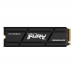 Твердотельный накопитель SSD Kingston FURY Renegade M.2 2280 SFYRDK/2000G 2TB Client SSD PCIe 4.0 NVMe, 7300/7000, IOPS 1000/1000K, MTBF 1.8M, 3D TLC,  2000TBW, 0.55DWPD, with HEATSINK (5 лет), RTL
