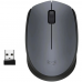 Мышь беспроводная Logitech M170 Gray |910-004646| серая с черным, оптическая, 1000dpi, 2.4 GHz, USB-ресивер
