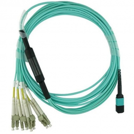 Кабельная сборка Lenovo 3m MPO-4xLC OM3 MMF Breakout Cable, 00FM413