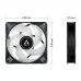 Вентилятор Arctic Cooling ARCTIC P14 PWM PST A-RGB 0dB (Black) - retail (ACFAN00239A)