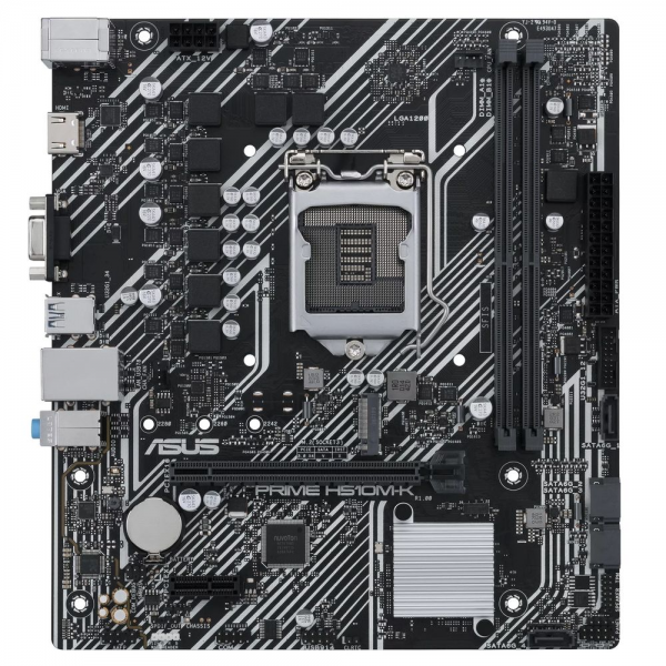 Материнская плата ASUS PRIME H510M-K R2.0 LGA1200 mATX 2xDDR4 PCIEx16 PCIEx1 M.2 HDMI VGA GLAN