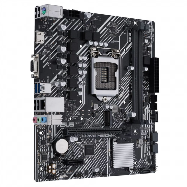Материнская плата ASUS PRIME H510M-K R2.0 LGA1200 mATX 2xDDR4 PCIEx16 PCIEx1 M.2 HDMI VGA GLAN