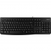 Клавиатура Logitech K120 черная, офисная, 104 клавиши, защита от воды |920-002583| USB 1.5м, RTL