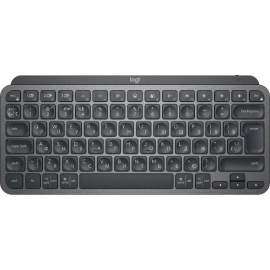 Клавиатура беспроводная Logitech MX Keys Mini Graphite |920-010501| Компактная, черная, Bluetooth LE/Logi Bolt, автоматическая подсветка, встроенная батарея, Type-C коннектор, кабель Type-C - Type-A в комплекте
