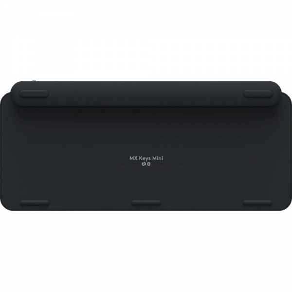 Клавиатура беспроводная Logitech MX Keys Mini Graphite |920-010501| Компактная, черная, Bluetooth LE/Logi Bolt, автоматическая подсветка, встроенная батарея, Type-C коннектор, кабель Type-C - Type-A в комплекте