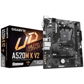Материнская плата Gigabyte A520M K V2, RTL