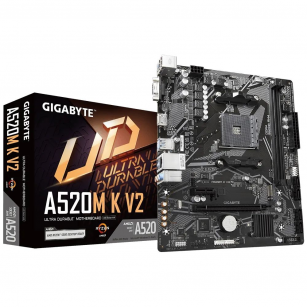 Материнская плата Gigabyte A520M K V2, RTL