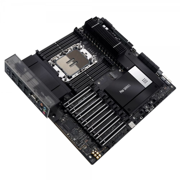 Материнская плата ASUS PRO WS W790E-SAGE SE LGA4677 EEB 8xDDR5 7xPCIEx16 3xM.2 2xUSB-C VGA GLAN 10GLAN