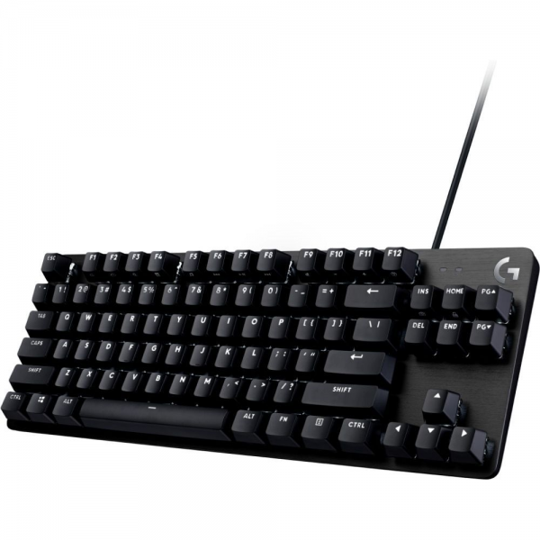 Клавиатура игровая Logitech G413 TKL SE черная, без цифрового блока, механические переключатели, белая подсветка, USB 1,8м, RTL