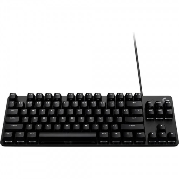 Клавиатура игровая Logitech G413 TKL SE черная, без цифрового блока, механические переключатели, белая подсветка, USB 1,8м, RTL