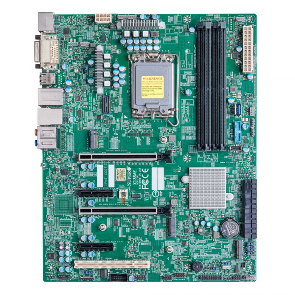 Материнская плата SuperMicro MBD-X13SAE-B Intel 13th/12th Gen Core i9/i7/i5/i3 LGA1700 CPU, Intel W680 Chipset, Up to 128GB ECC/non-ECC DDR5 DIMM, HDMI/DP/DVI-D, 8xSATA, 1xGbit/1x2.5Gbit LAN, 4xUSB 2.0, 8xUSB 3.2, 3xM.2 Key M, 2xPCIe x4, 2xPCIe x16 (16/N