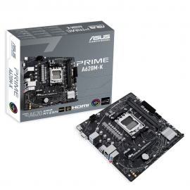 Материнская плата ASUS PRIME A620M-K AM5 mATX 2xDDR5 PCIEx16 PCIEx1 M.2 HDMI VGA GLAN