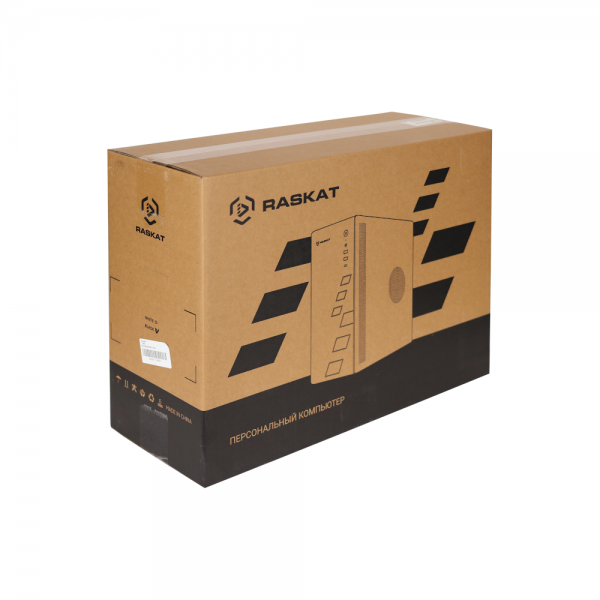 Компьютер Raskat Standart 500  (Intel Core i5 12400, RAM 16Gb, SSD NVMe 480Gb, no OS, kb+ms, black)