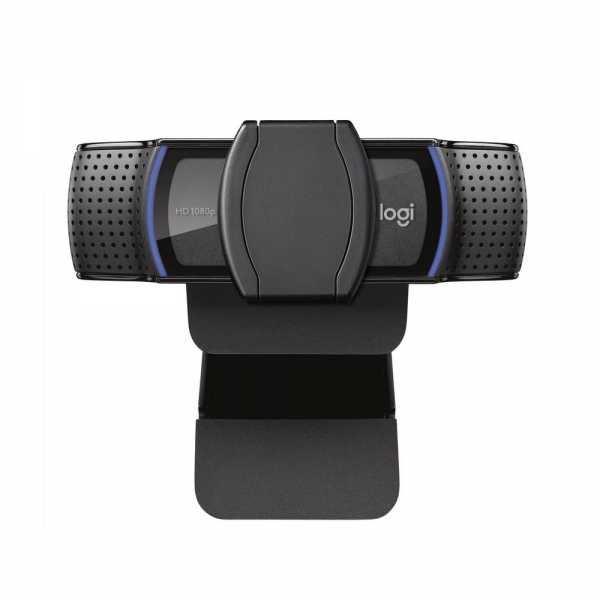 Веб-камера Logitech C920e черная, 3Mp, FHD 1080p@30fps, автофокус, угол обзора 78°, складная подставка, USB2.0, кабель 1.5м