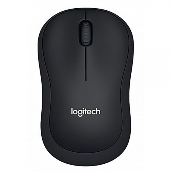 Мышь беспроводная Logitech B220 Silent Black черная, оптическая, 1000dpi, 2.4GHz, USB-ресивер, бесшумная, под любую руку, RTL