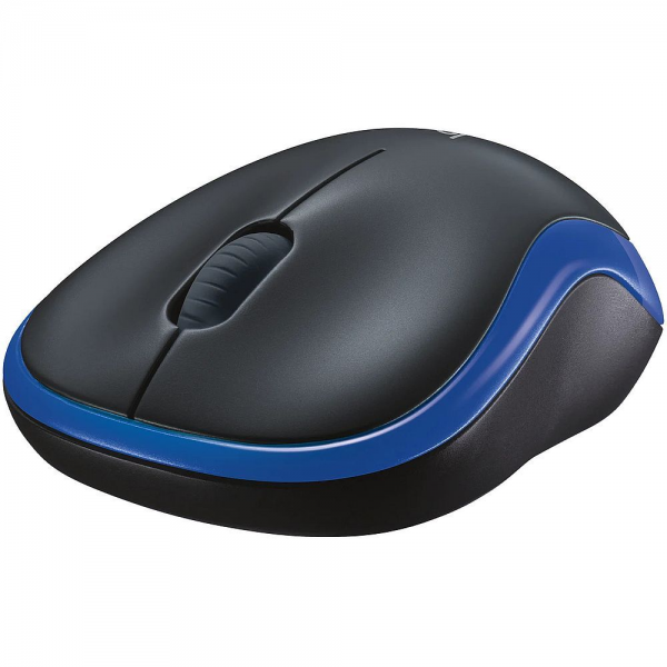 Мышь беспроводная Logitech M185 Blue синяя, оптическая, 1000dpi, 2.4GHz, USB-ресивер Logitech Unifying®, {10} (028852)