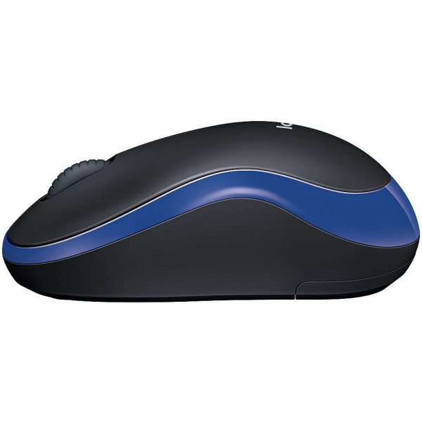 Мышь беспроводная Logitech M185 Blue синяя, оптическая, 1000dpi, 2.4GHz, USB-ресивер Logitech Unifying®, {10} (028852)