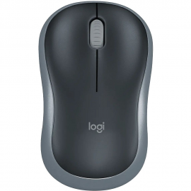 Мышь беспроводная Logitech M185 Grey серая, оптическая, 1000dpi, 2.4GHz,USB-ресивер Logitech Unifying® {10} (272815) 910-002252