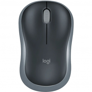 Мышь беспроводная Logitech M185 Grey серая, оптическая, 1000dpi, 2.4GHz,USB-ресивер Logitech Unifying® {10} (272815) 910-002252