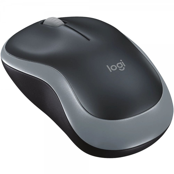Мышь беспроводная Logitech M185 Grey серая, оптическая, 1000dpi, 2.4GHz,USB-ресивер Logitech Unifying® {10} (272815) 910-002252
