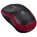 Мышь беспроводная Logitech M185 Red красная, оптическая, 1000dpi, 2.4GHz